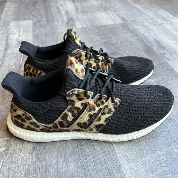 Adidas Ultraboost DNA 5 Running Shoes Black Leopard Size 13 - Picture 2 of 13